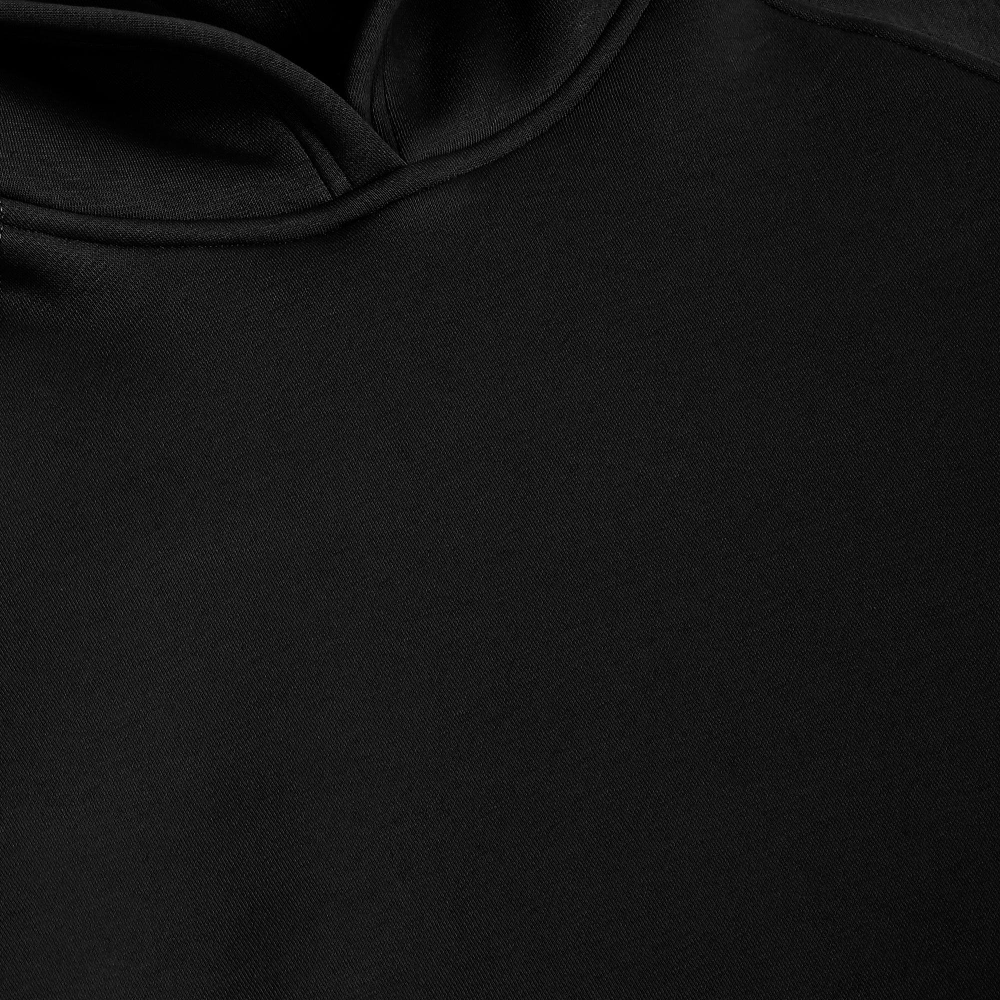 Oversized Raglan Hoodie - Black